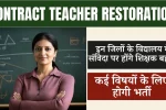 Contract Teacher Restoration
