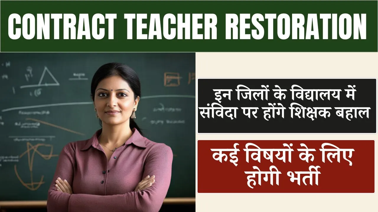 Contract Teacher Restoration