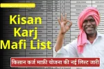 Kisan Karj Mafi List