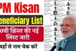 PM Kisan Beneficiary List