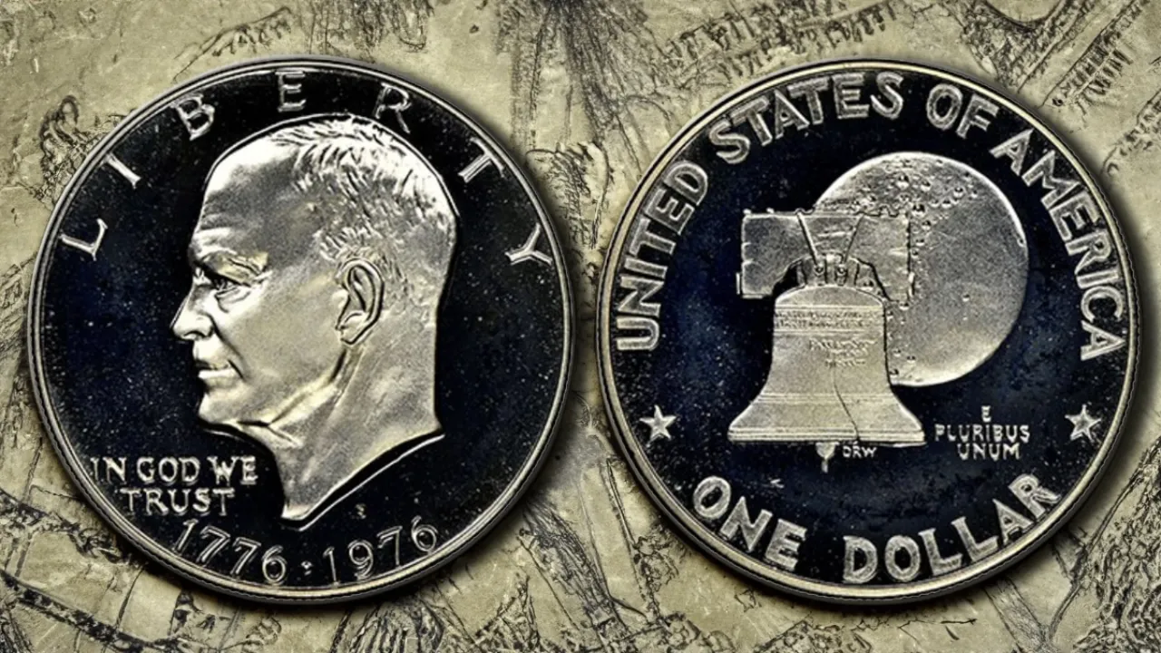 The 1976-S Eisenhower Dollar Clad Proof