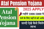 Atal Pension Yojana 2025 Apply